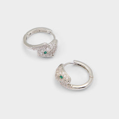 Feraluxe in Silver Clear Multi - Hoop earrings | Aldo for sale