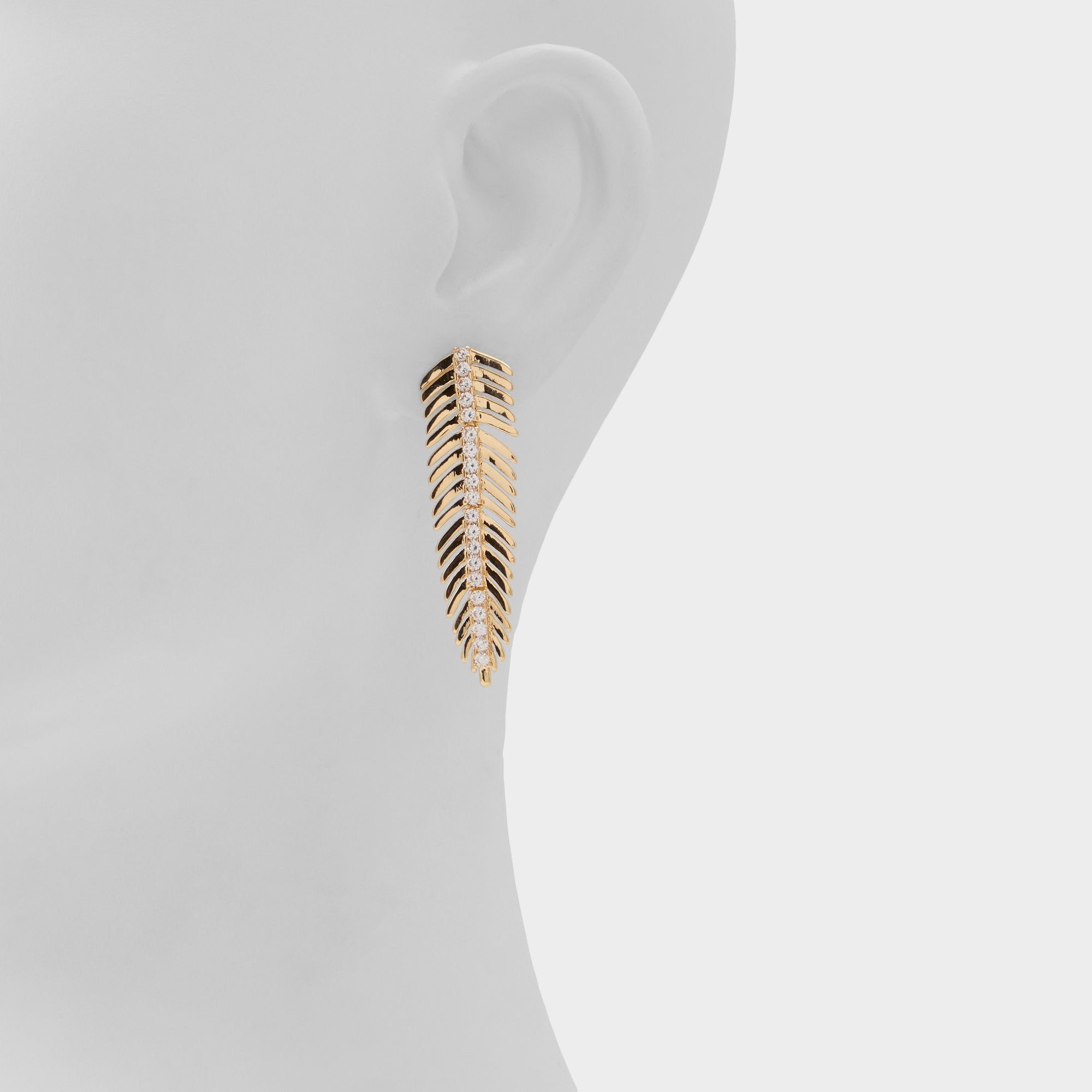 Feathers in Gold Clear Multi - Earrings | Aldo online