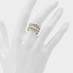 Bublle in Silver Clear Multi - Stackable rings | Aldo discount