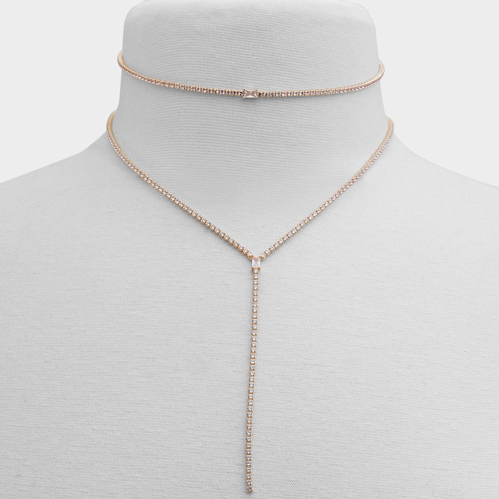 Alata Gold/Clear Multi Women's Cubic Zirconia - Necklace | Aldo discount