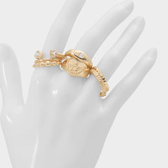 Anngellica in Gold Clear Multi - Multi-finger rings | Aldo on sale