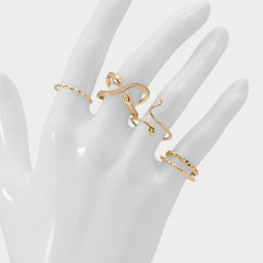 Blancan Gold/Clear Multi Women's Rings - Multi finger rings | Aldo for sale