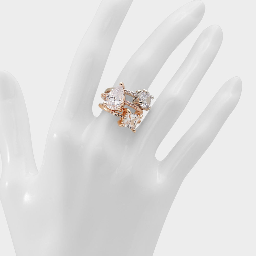 Alabridar Metallic Multi Women's Cubic Zirconia - Stackable rings | Aldo on sale
