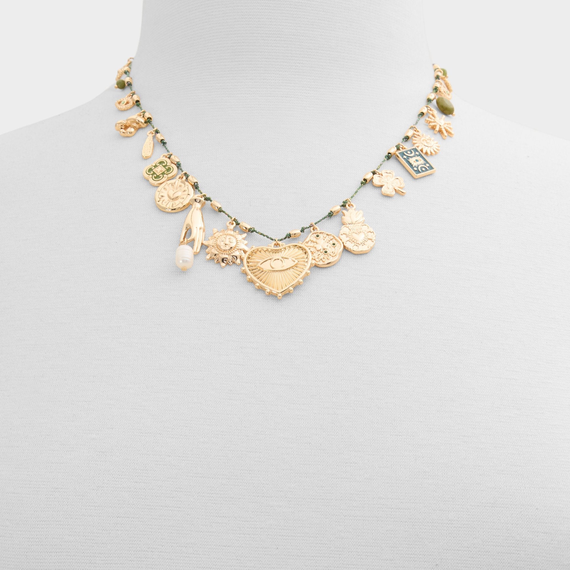 Bohemian in Dark Green - Charm necklace | Aldo discount