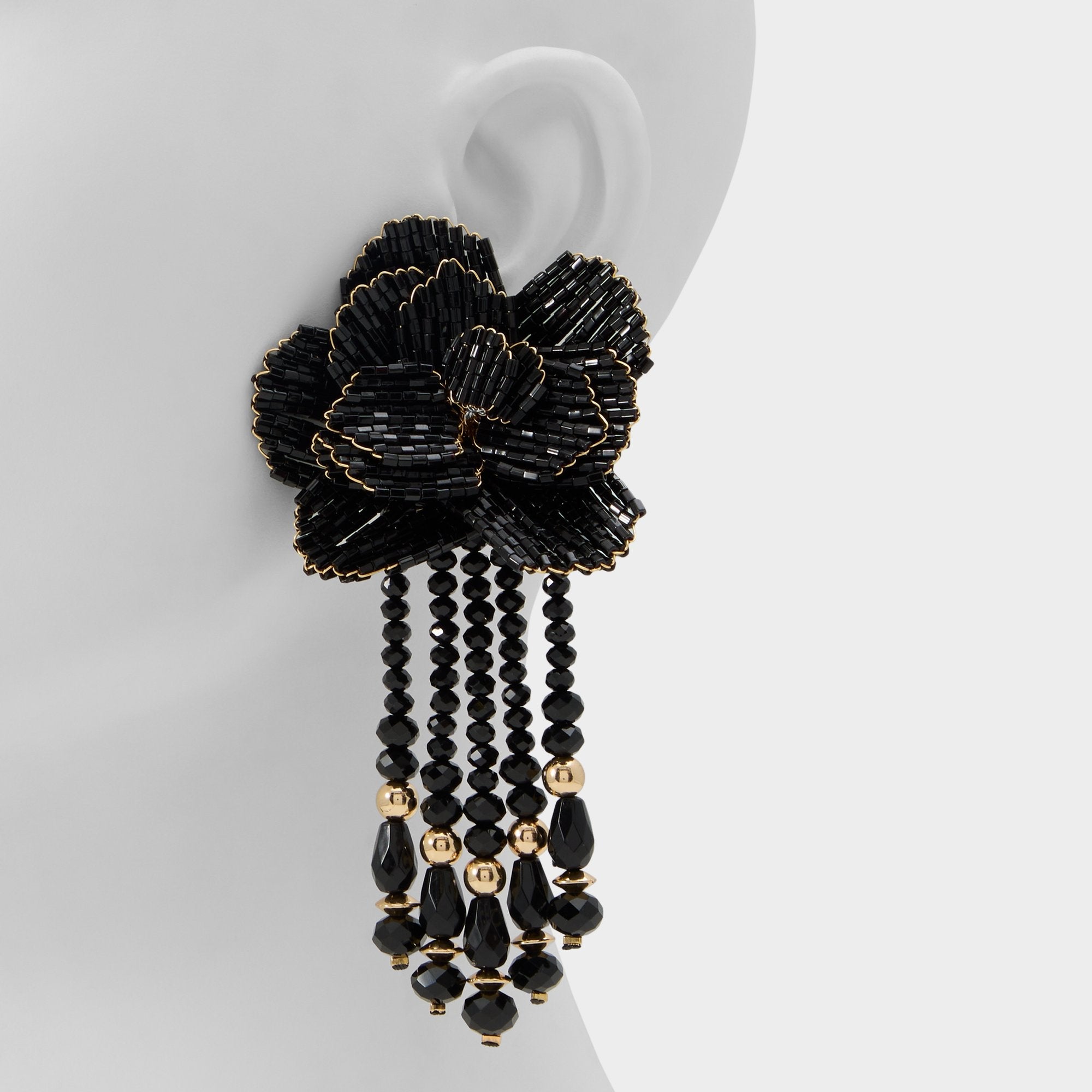 Petalia Black/Gold Multi Women's Earrings - Statement earrings | Aldo on sale