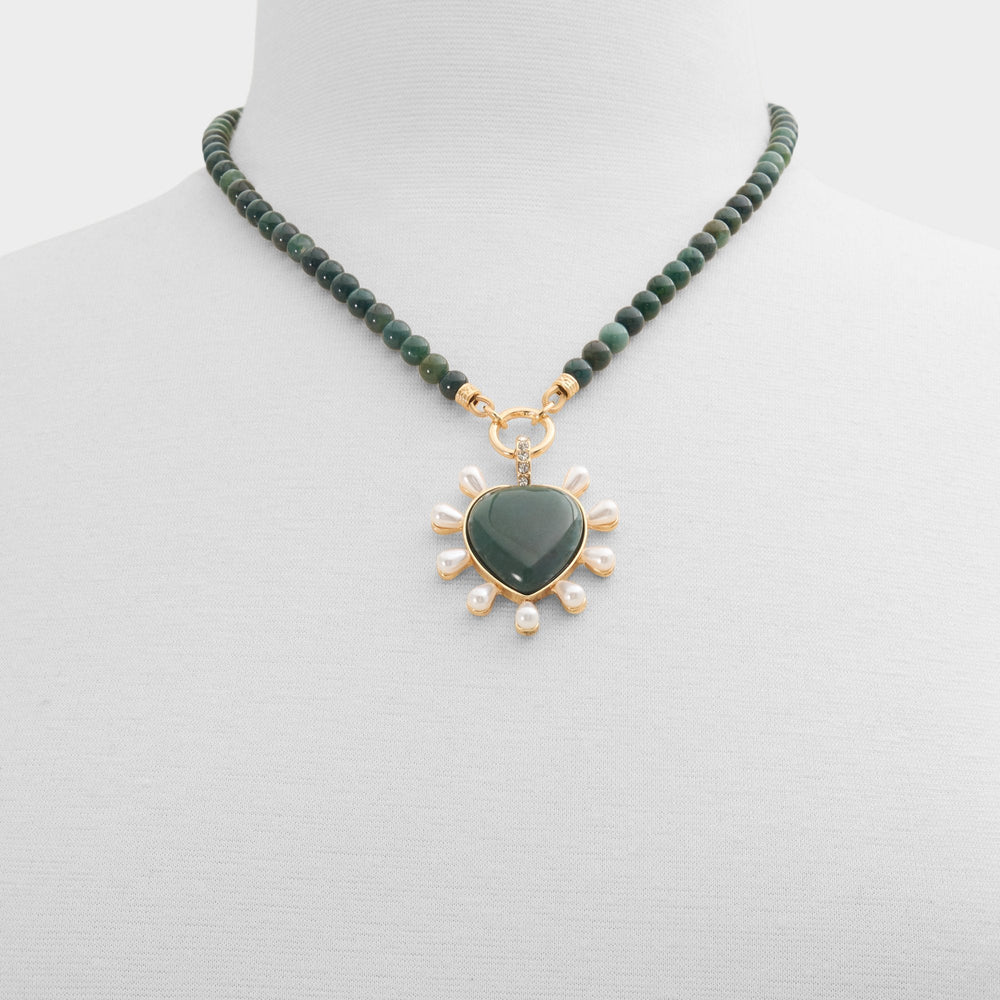 Preciousheart in Dark Green - Necklace | Aldo for sale
