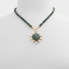 Preciousheart in Dark Green - Necklace | Aldo for sale