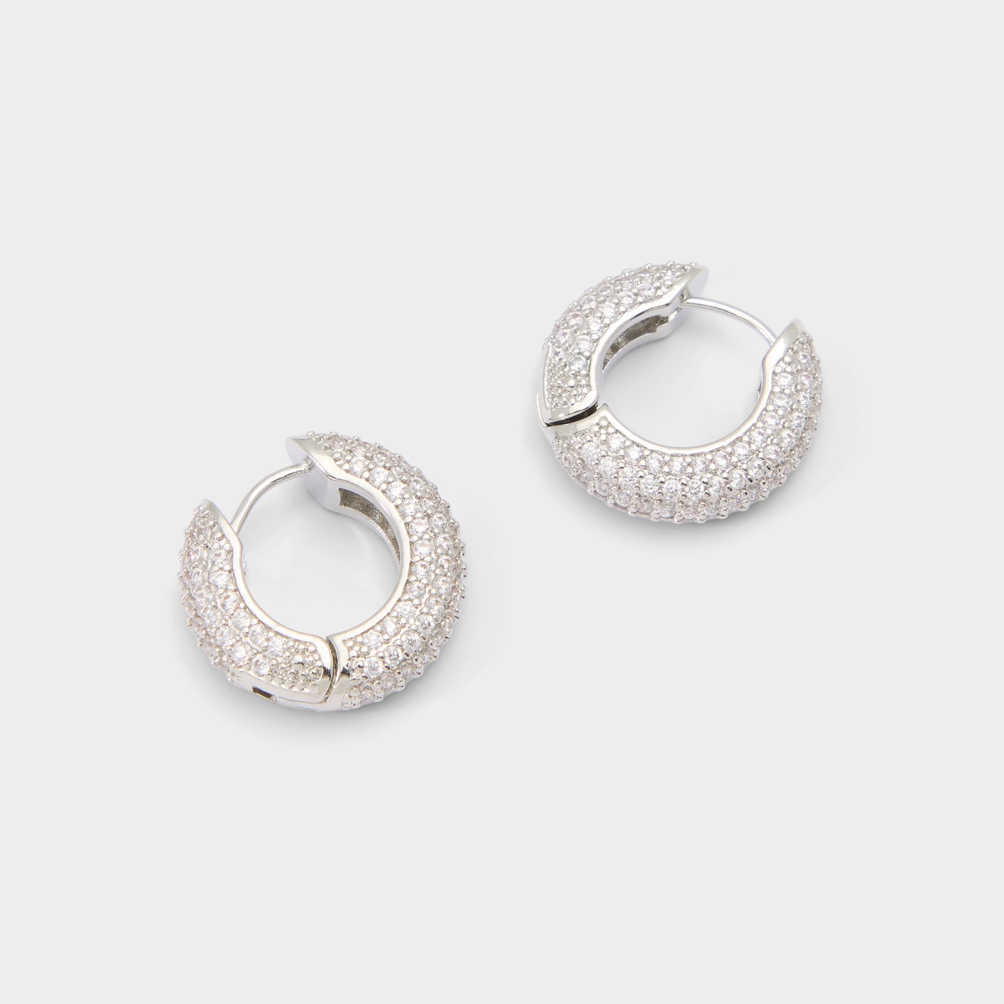 Strigidae in Silver Clear Multi - Hoop earrings | Aldo online