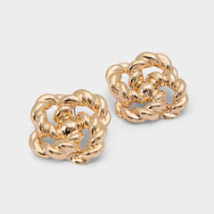 Doubleknot in Gold - Statement earrings | Aldo outlet