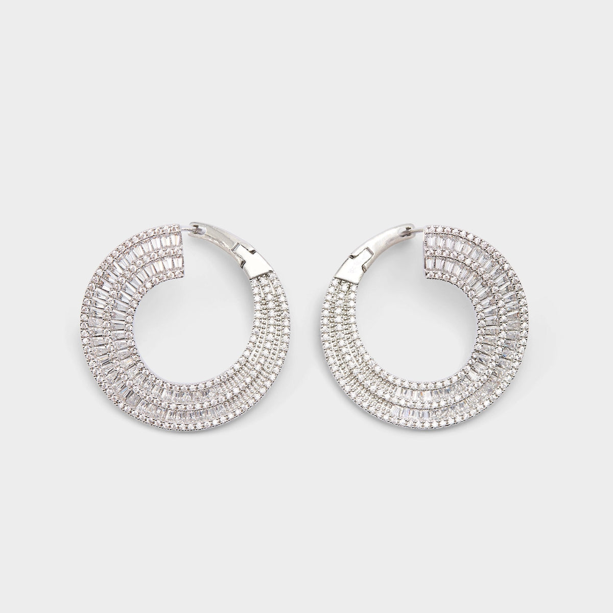 Caldy Silver/Clear Multi Women's Earrings - Hoop earrings | Aldo sale
