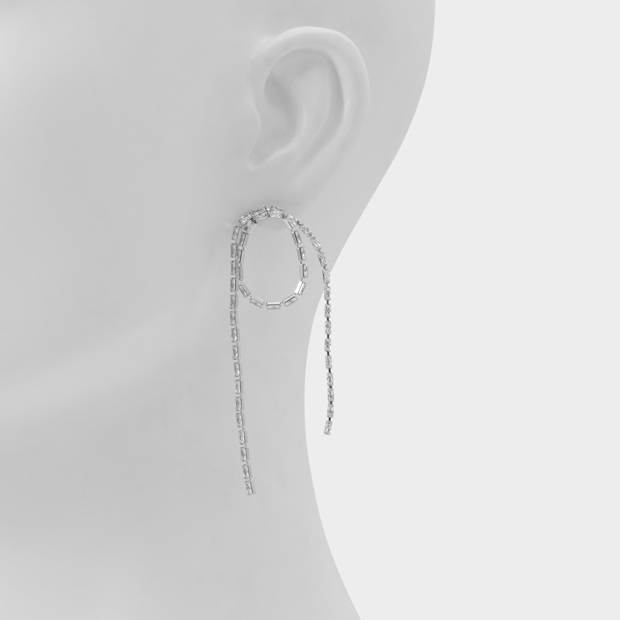 Wude in Silver Clear Multi - Chandelier earrings | Aldo outlet