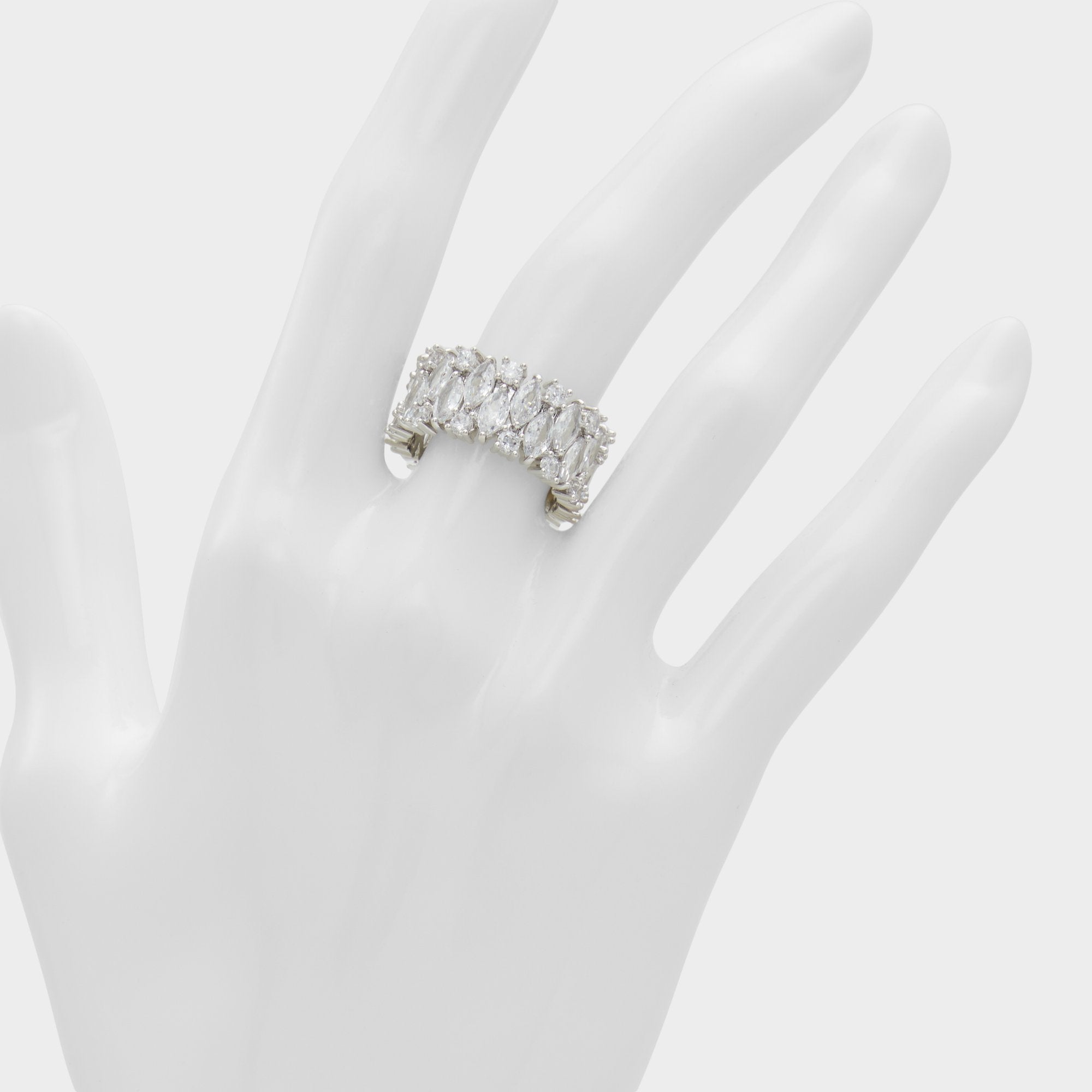Nikka Silver/Clear Multi Women's Cubic Zirconia - Ring | Aldo discount