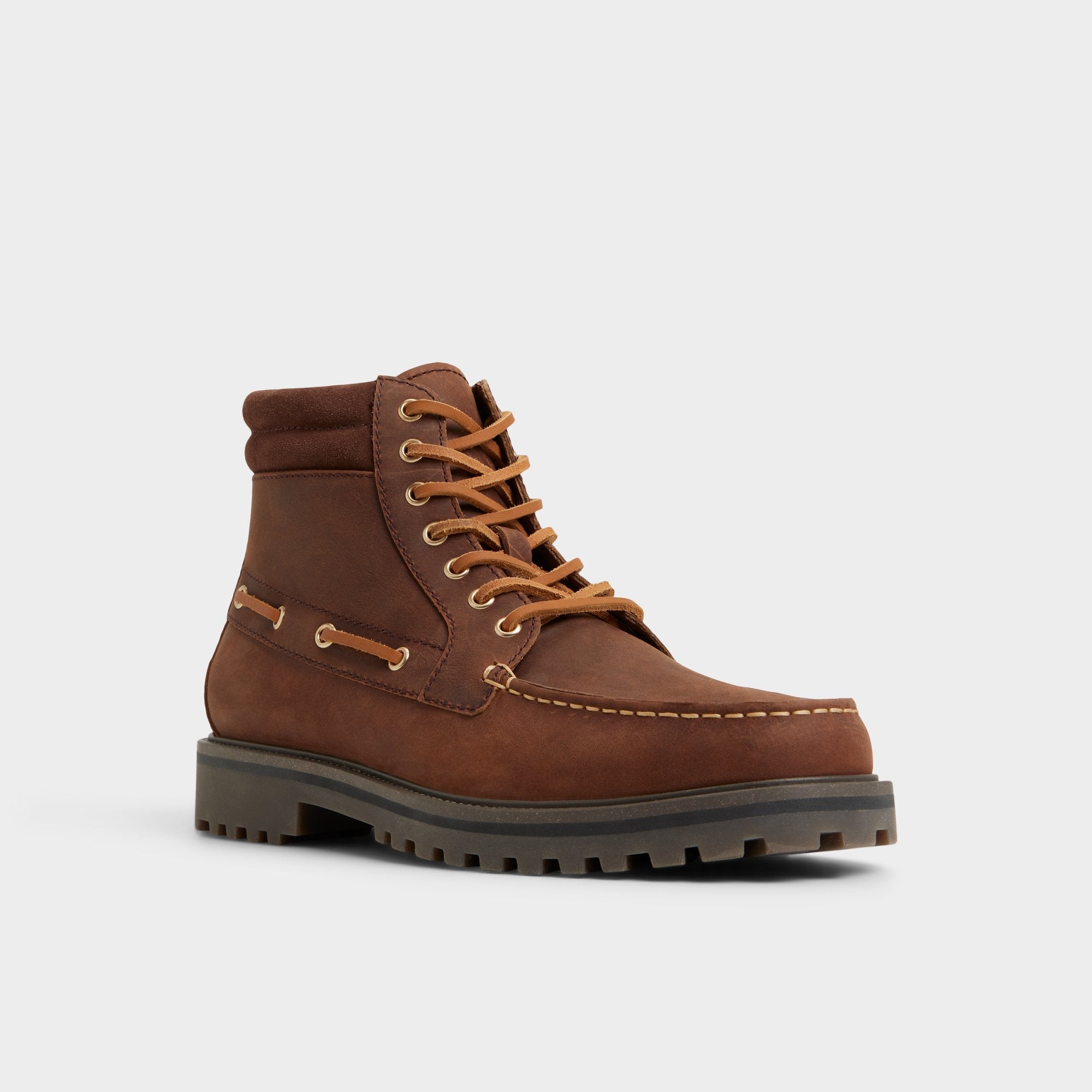Farrell in Medium Brown - Combat boot, Lug sole | Aldo outlet