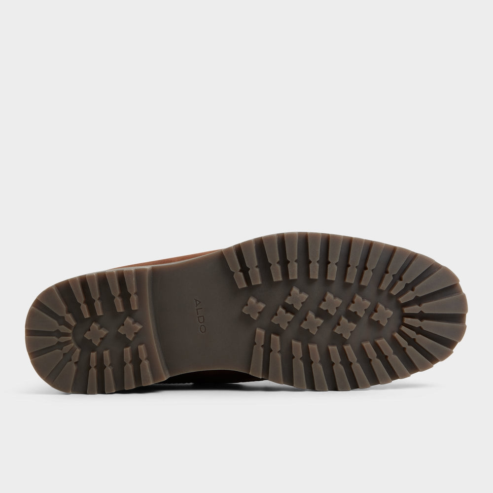Farrell in Medium Brown - Combat boot, Lug sole | Aldo outlet