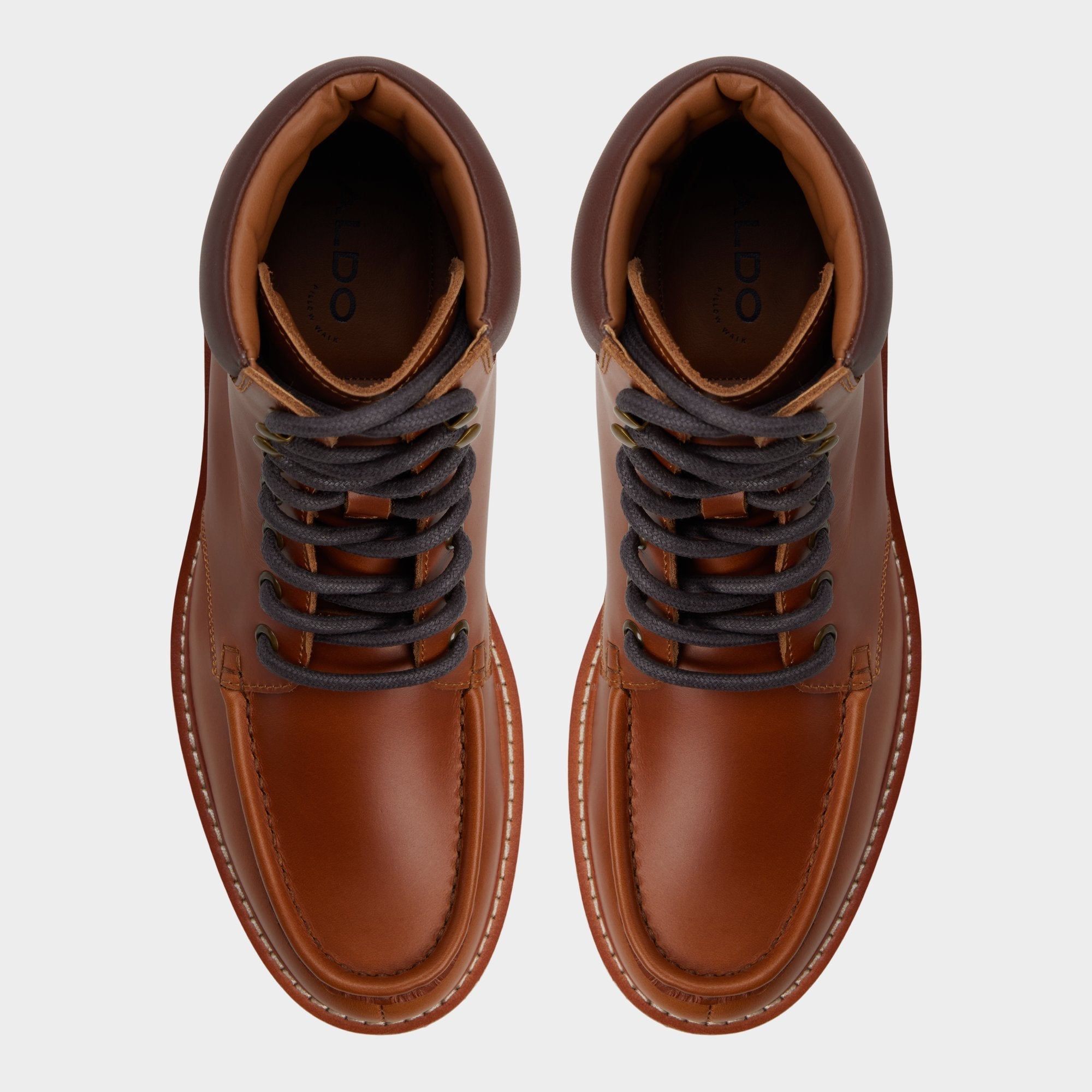 Grier in Cognac - Combat boot, Lug sole | Aldo sale