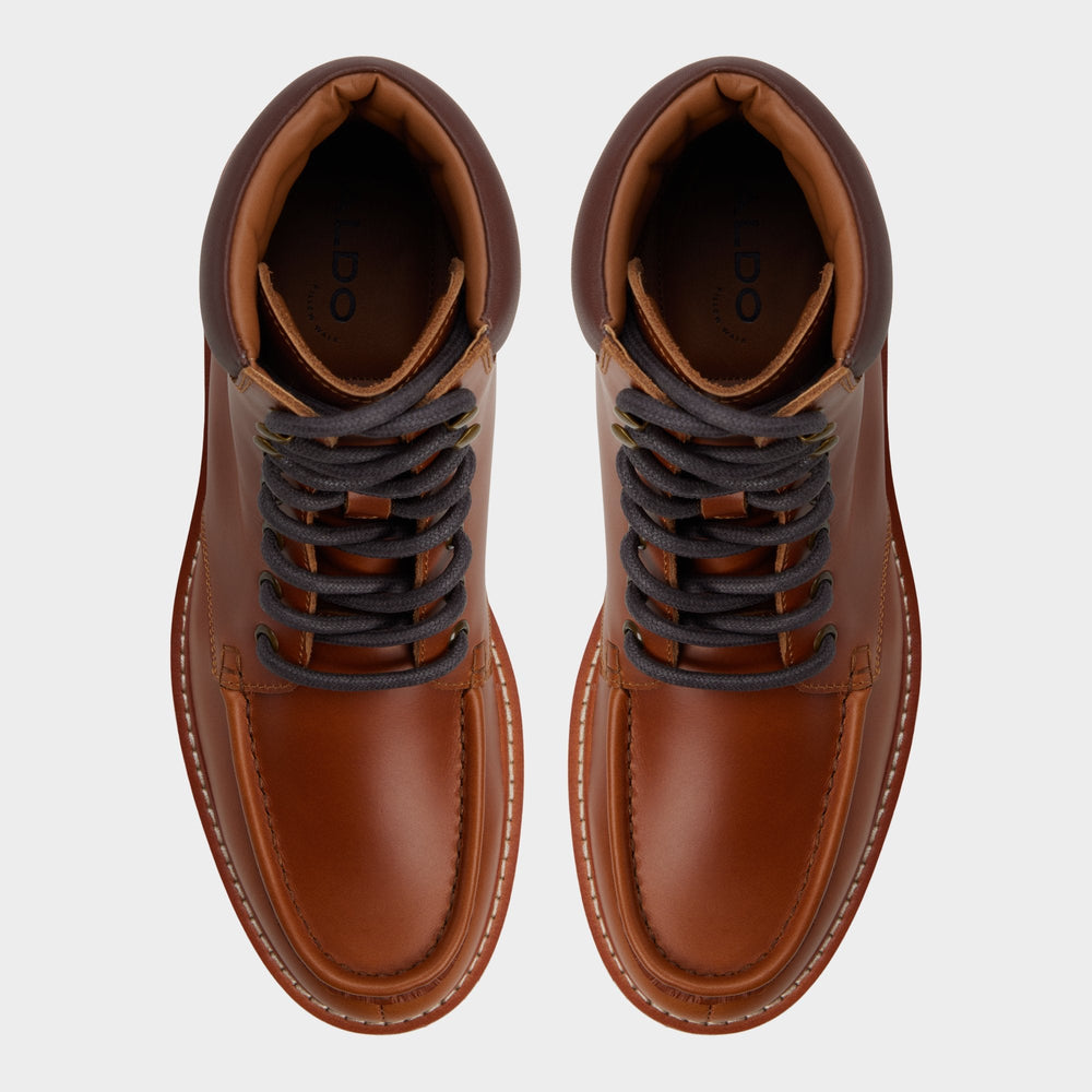 Grier in Cognac - Combat boot, Lug sole | Aldo sale