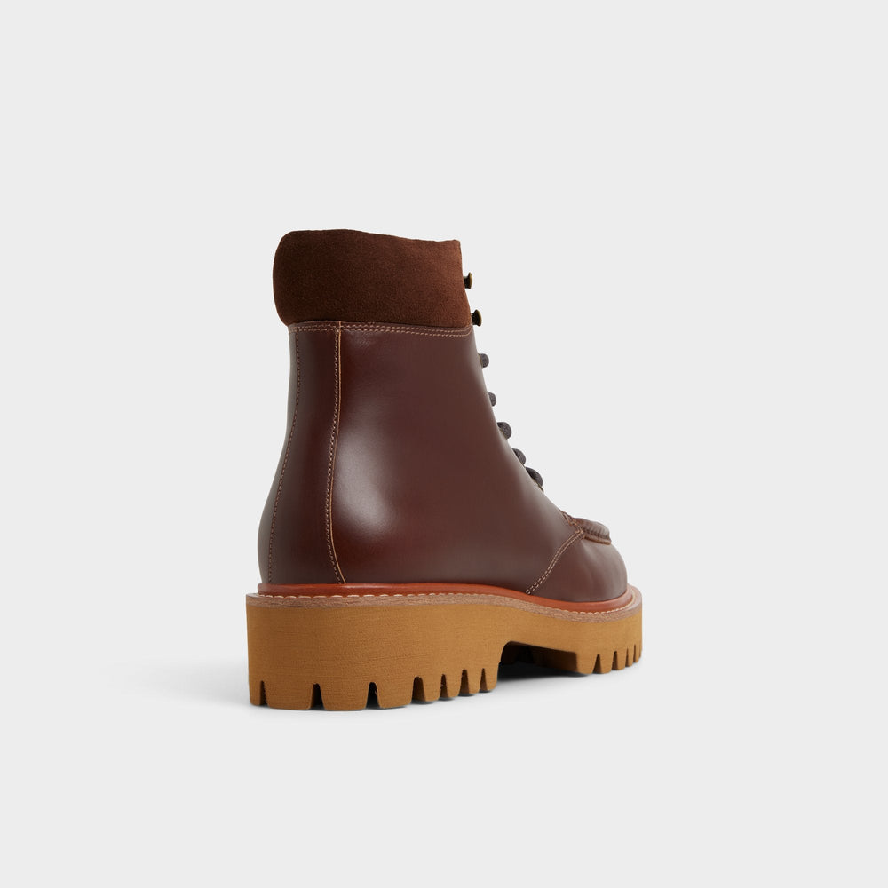 Grier in Medium Brown - Combat boot, Lug sole | Aldo online