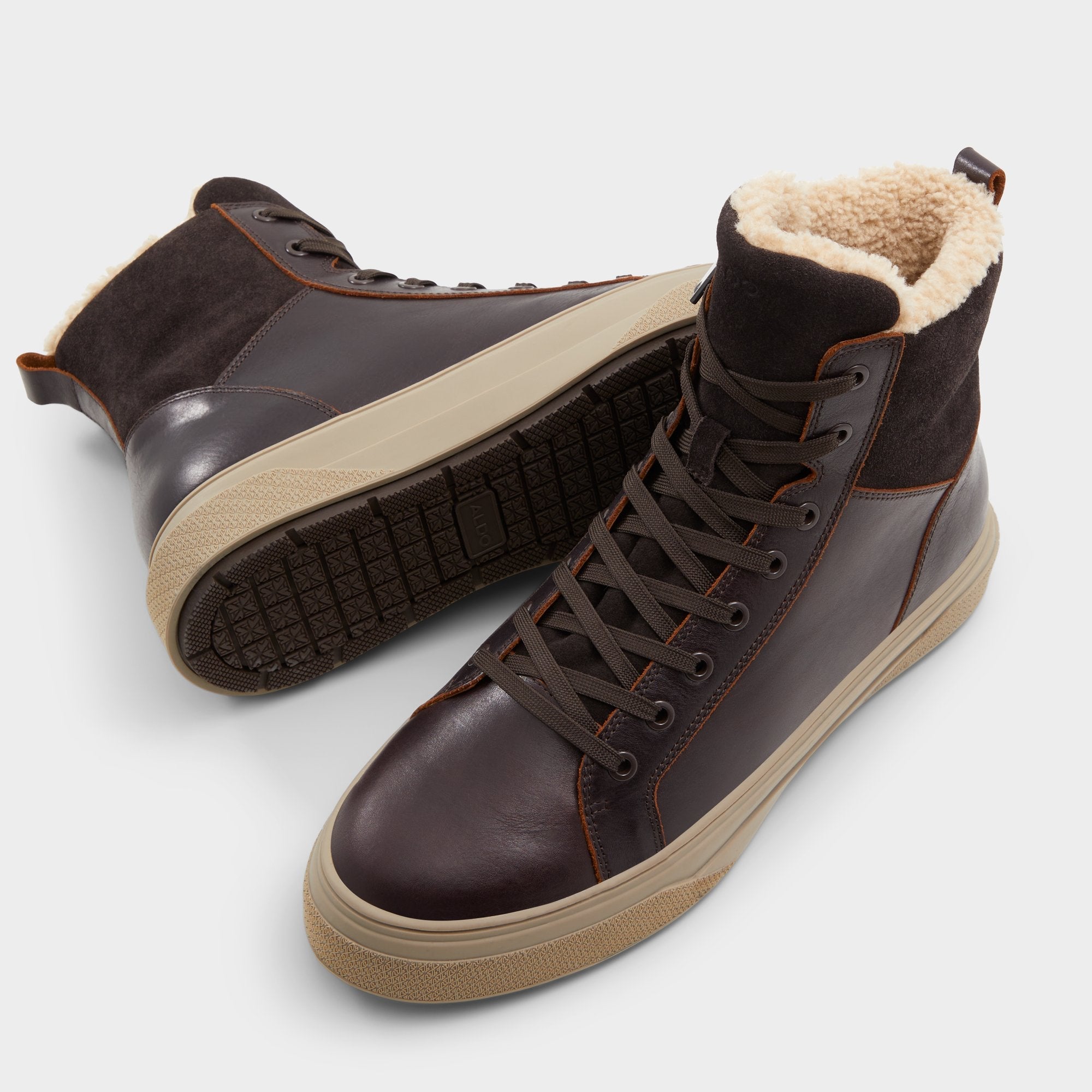 Dusker Cognac Men's Lace-up boots - Lace-up boot, Cup sole | Aldo sale