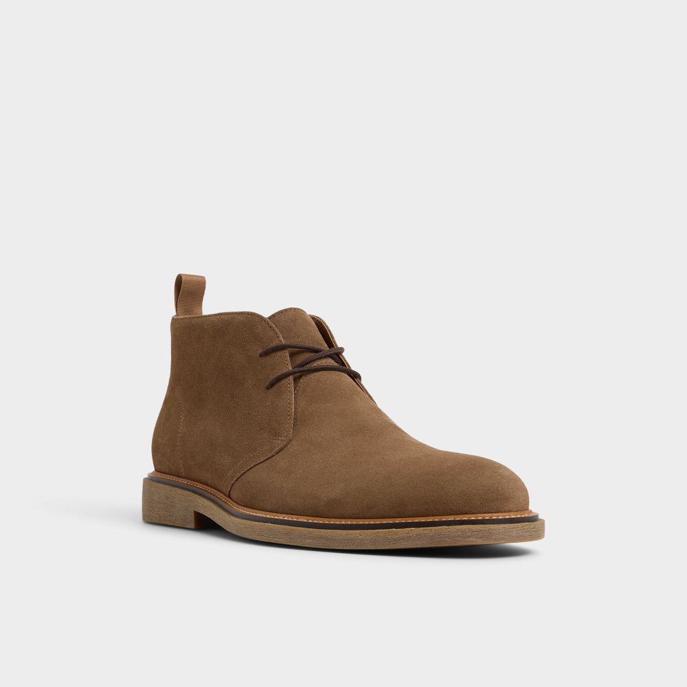 Jefrey Dark Brown Leather Suede Men's Chukka boots - Chukka boot | Aldo on sale