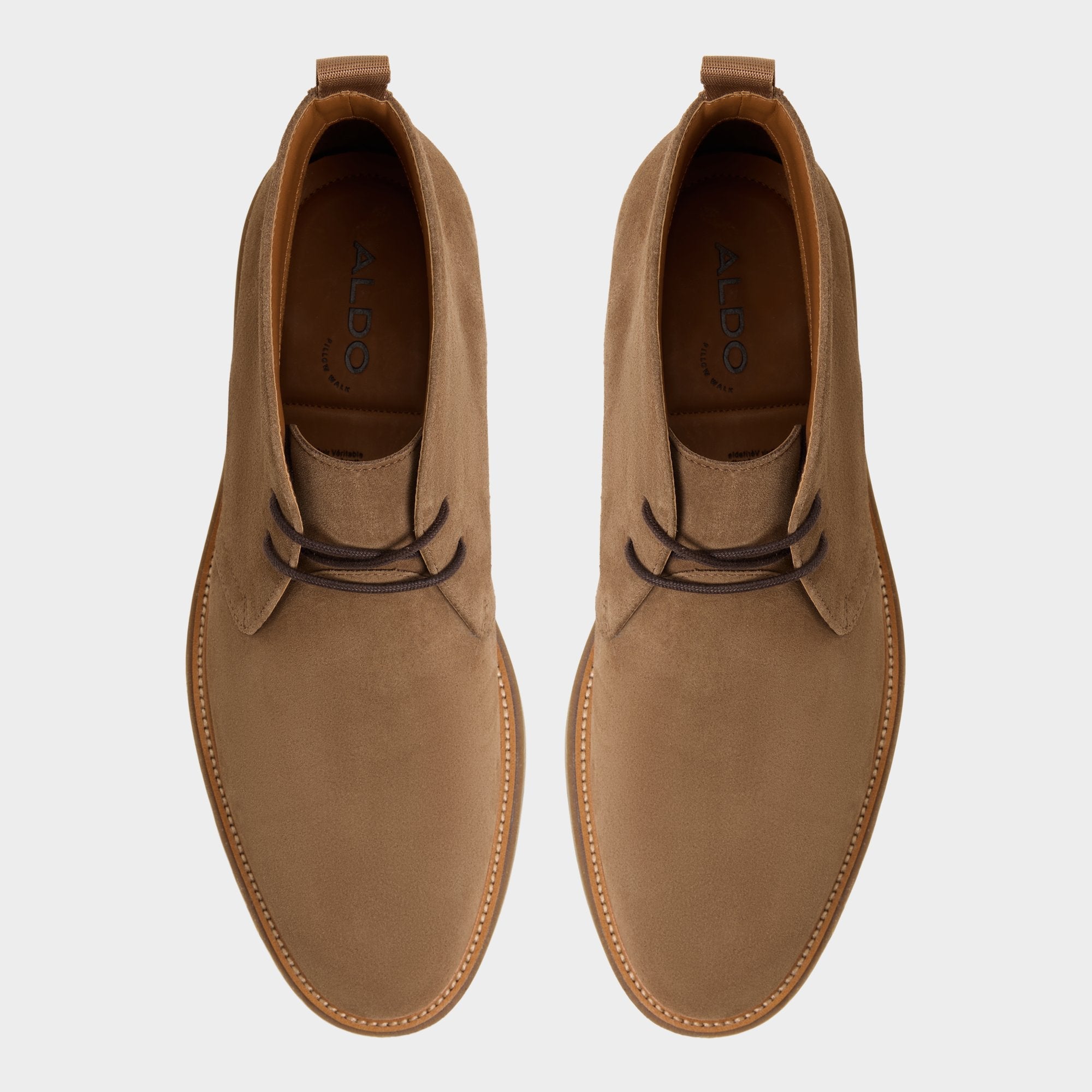 Jefrey Dark Brown Leather Suede Men's Chukka boots - Chukka boot | Aldo on sale