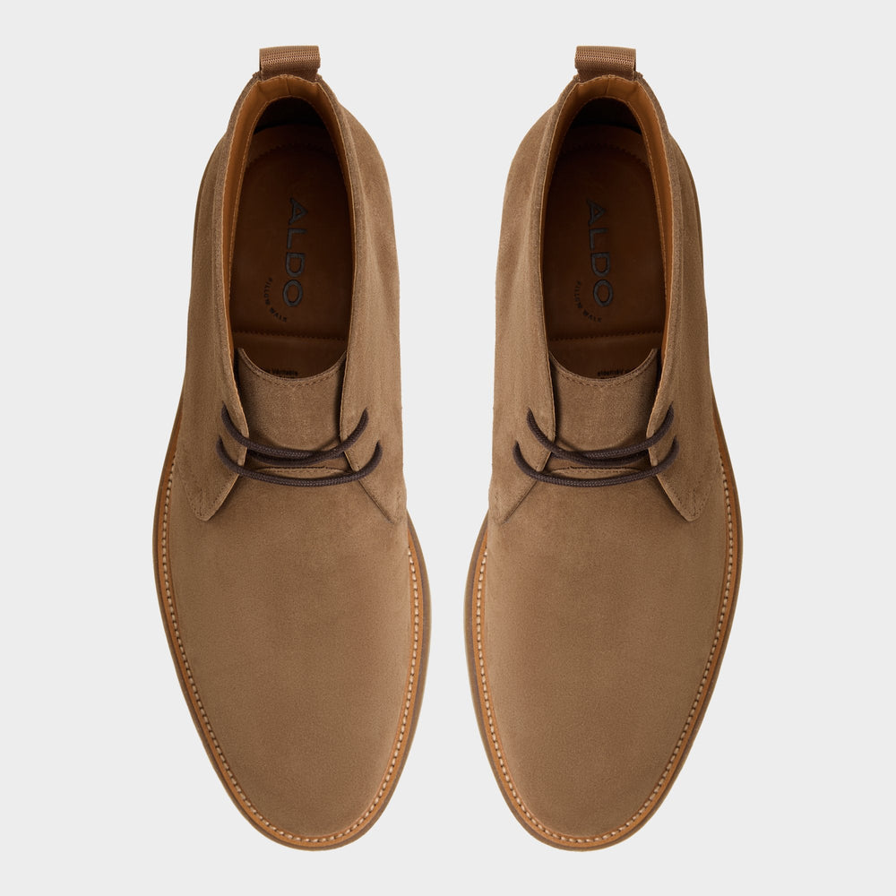 Jefrey Dark Brown Leather Suede Men's Chukka boots - Chukka boot | Aldo on sale