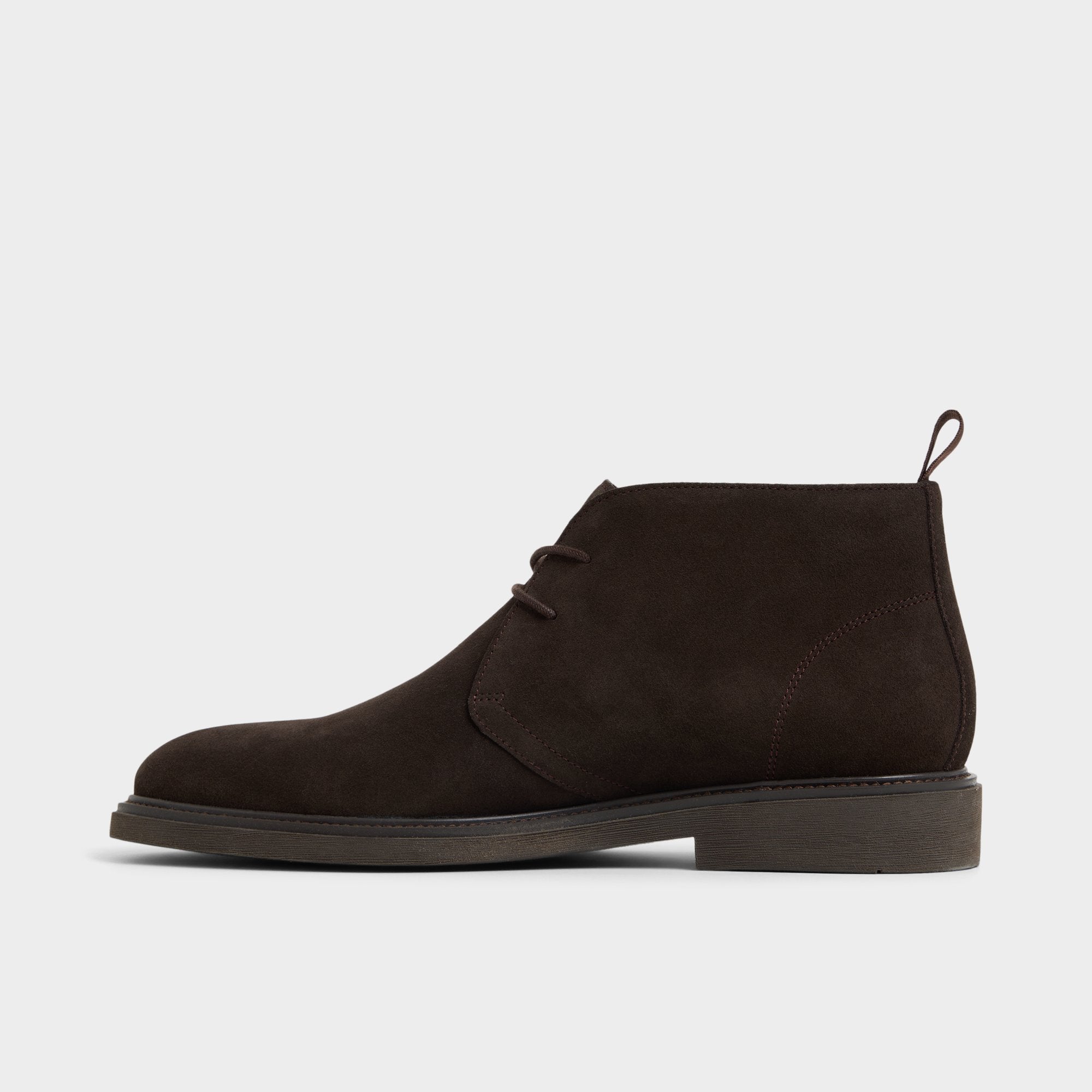 Jefrey Dark Brown Leather Suede Men's Chukka boots - Chukka boot | Aldo online