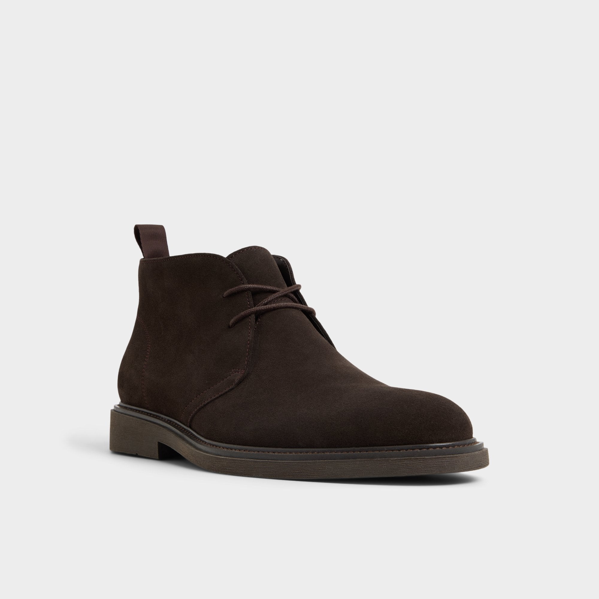 Jefrey Dark Brown Leather Suede Men's Chukka boots - Chukka boot | Aldo online