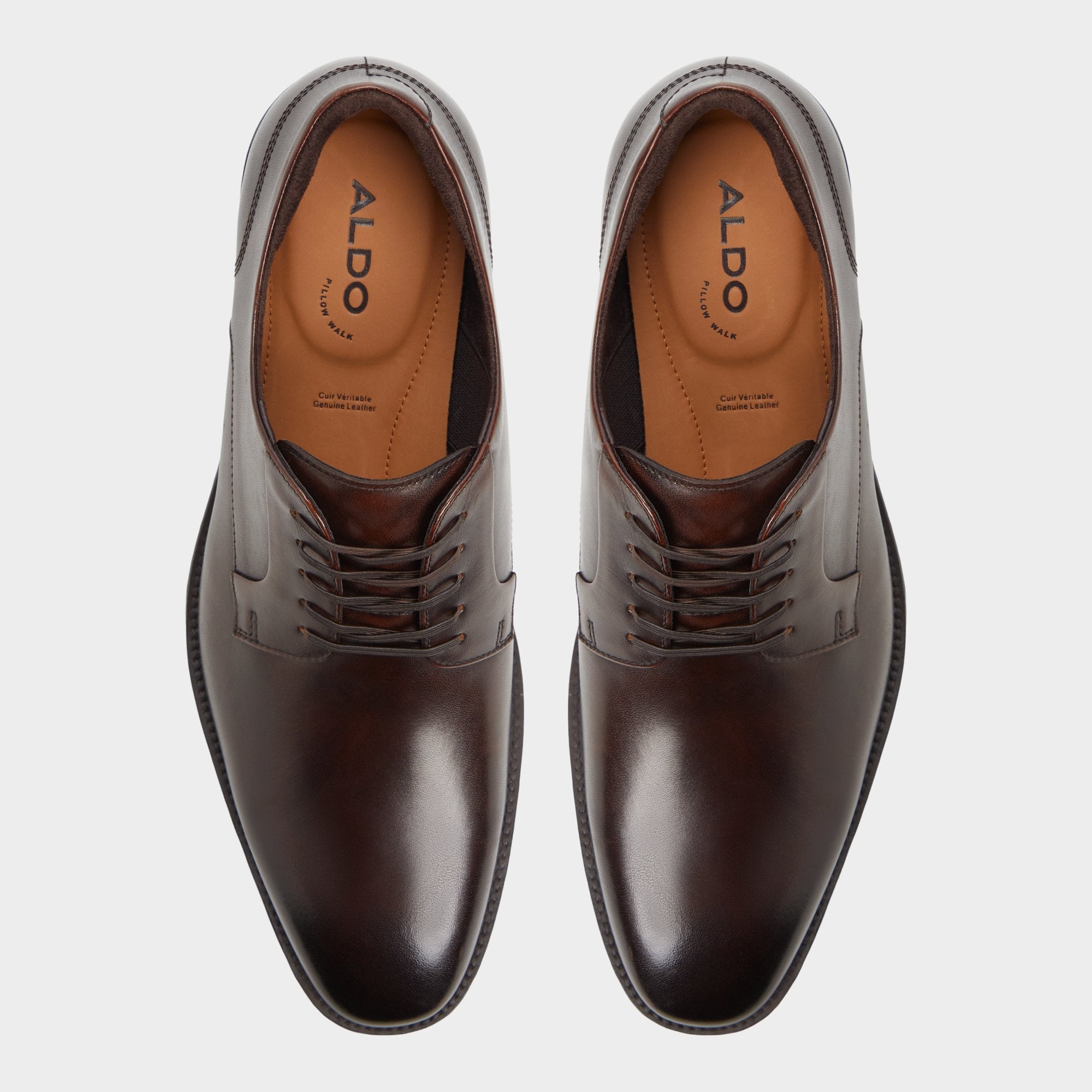 Teodoro Medium Brown Men's Dress Shoes - Derby shoe | Aldo discount
