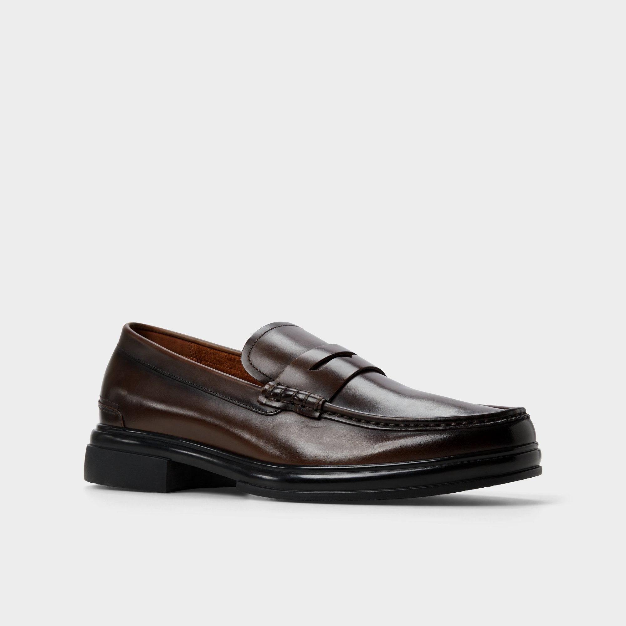 Tucker Other Brown Leather Smooth Men's Loafers & Slip-Ons - Loafer | Aldo outlet