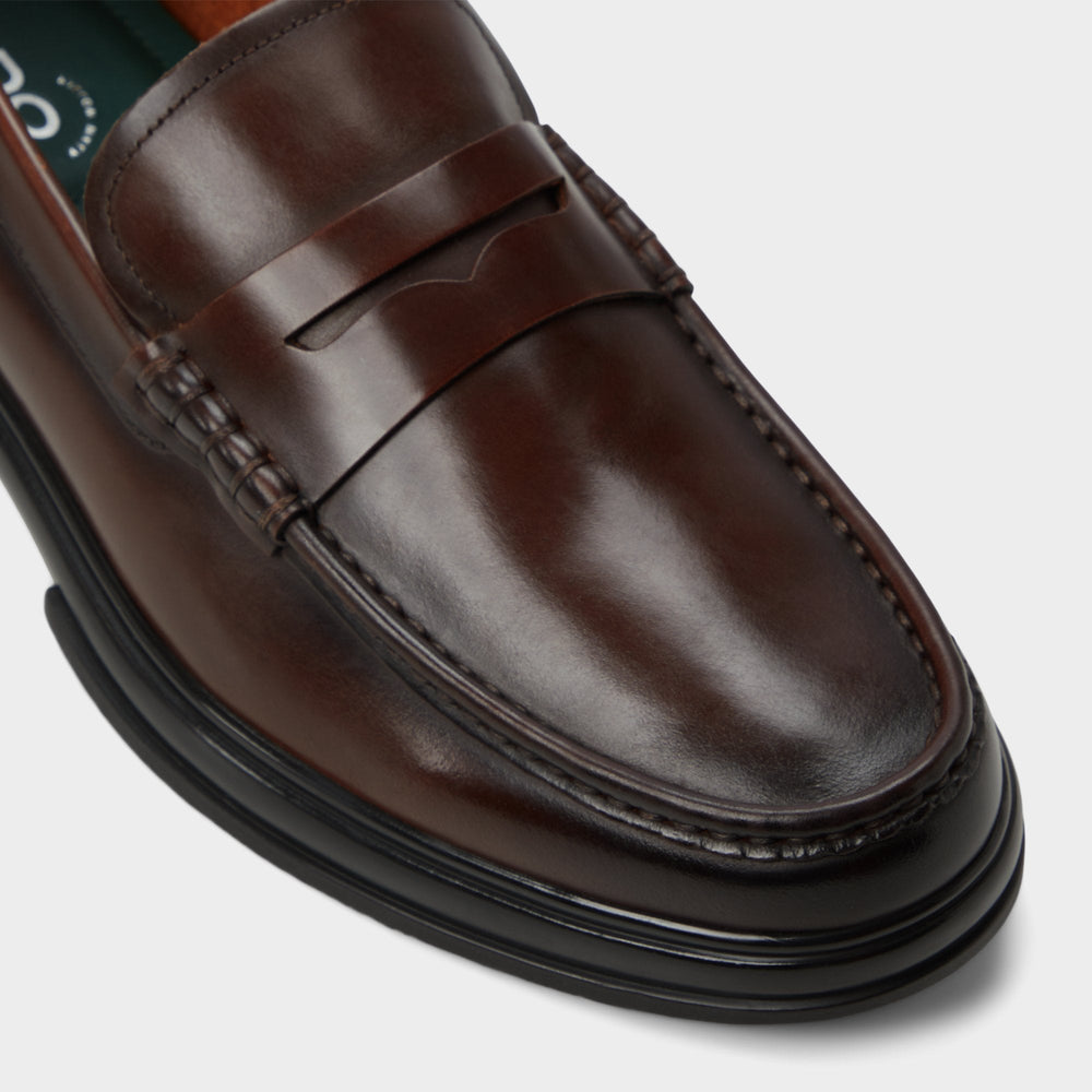 Tucker Other Brown Leather Smooth Men's Loafers & Slip-Ons - Loafer | Aldo outlet