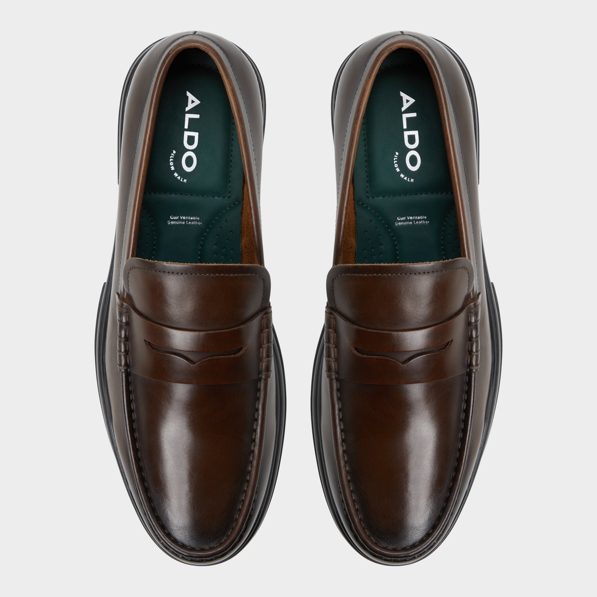 Tucker Other Brown Leather Smooth Men's Loafers & Slip-Ons - Loafer | Aldo outlet