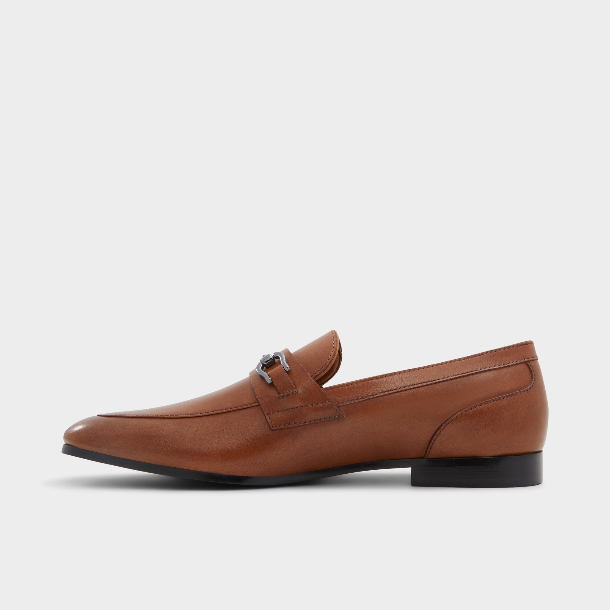Marinho Cognac Leather Smooth Men's Dress Shoes - Loafer | Aldo discount