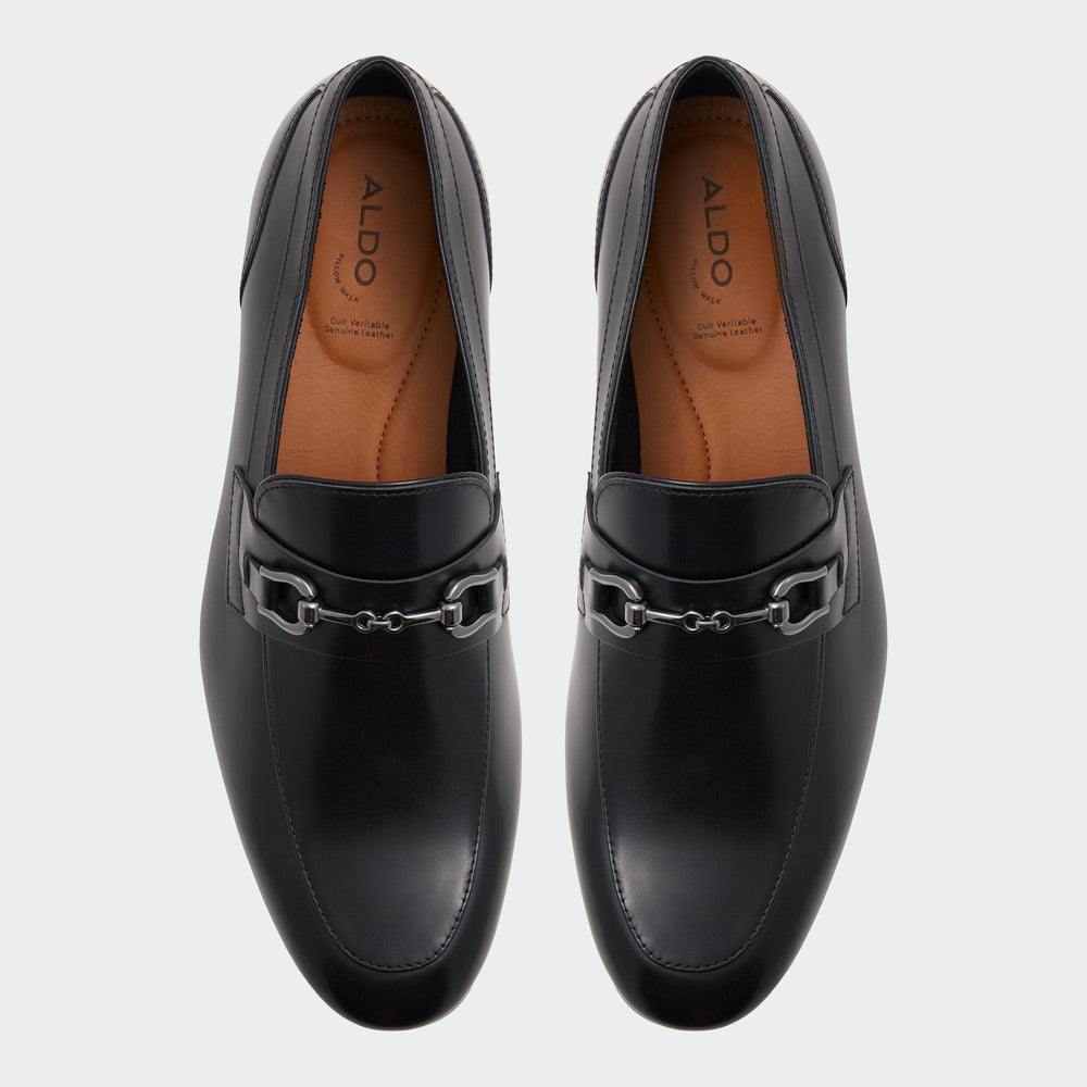 Marinho Open Black Leather Smooth Men's Dress Shoes - Loafer | Aldo online