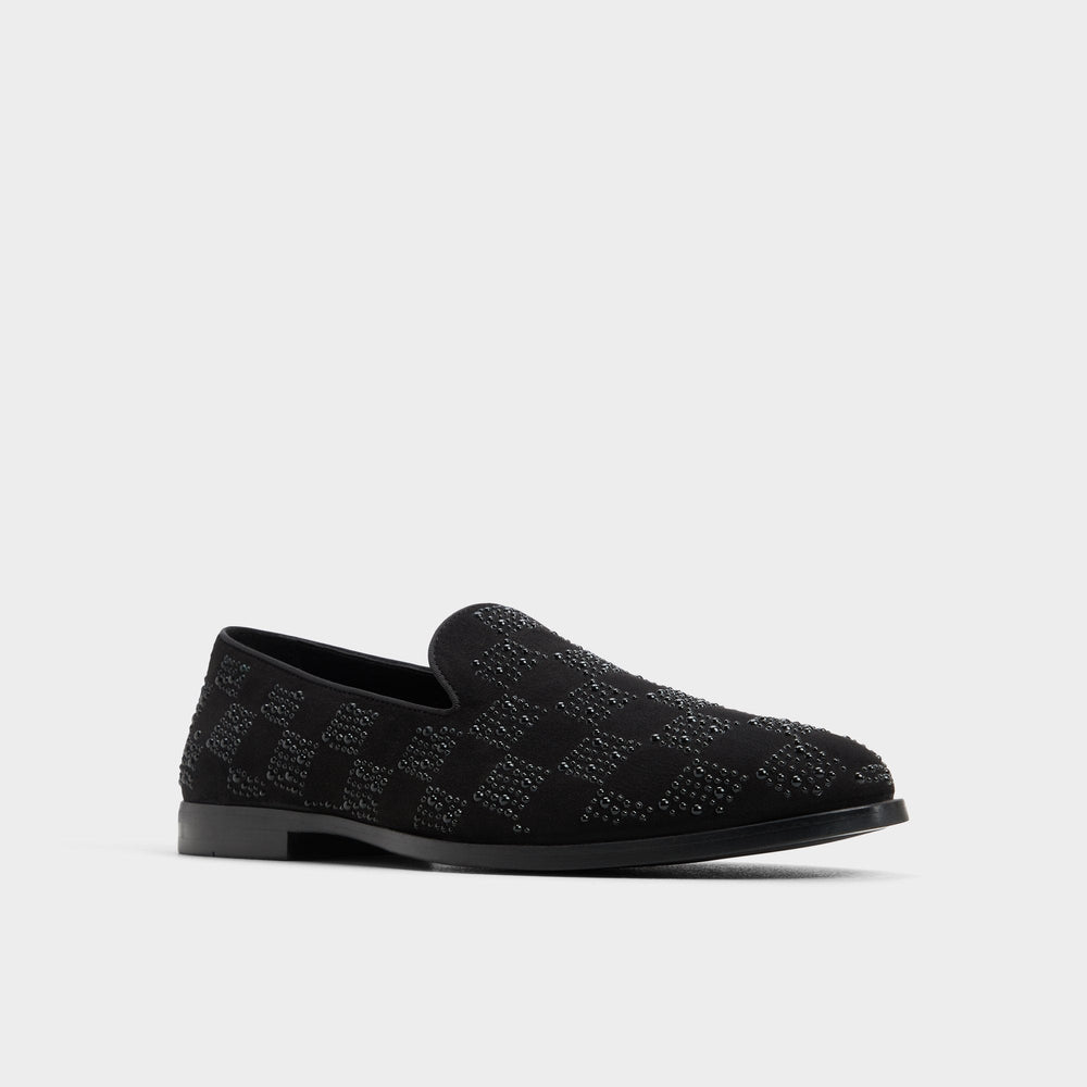 Casino Other Black Synthetic Textured Men's Dress Shoes - Loafer | Aldo for sale