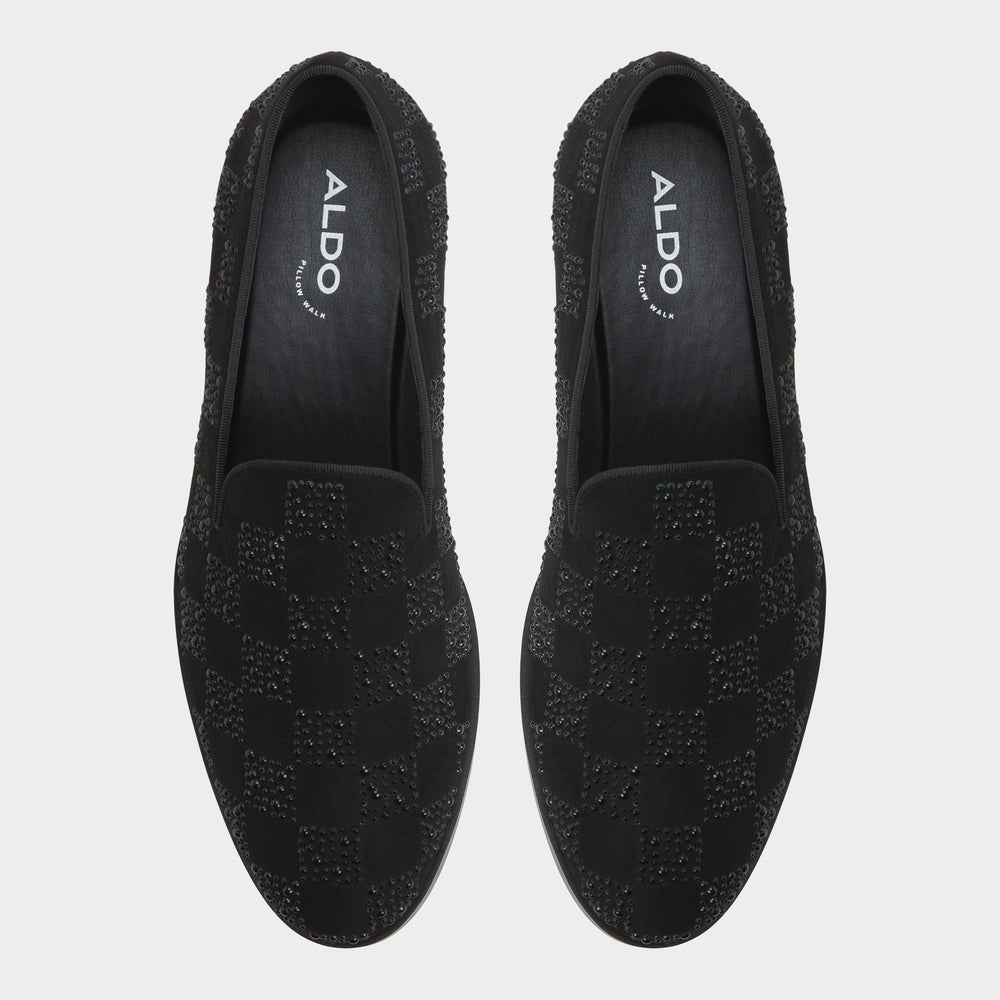 Casino Other Black Synthetic Textured Men's Dress Shoes - Loafer | Aldo for sale