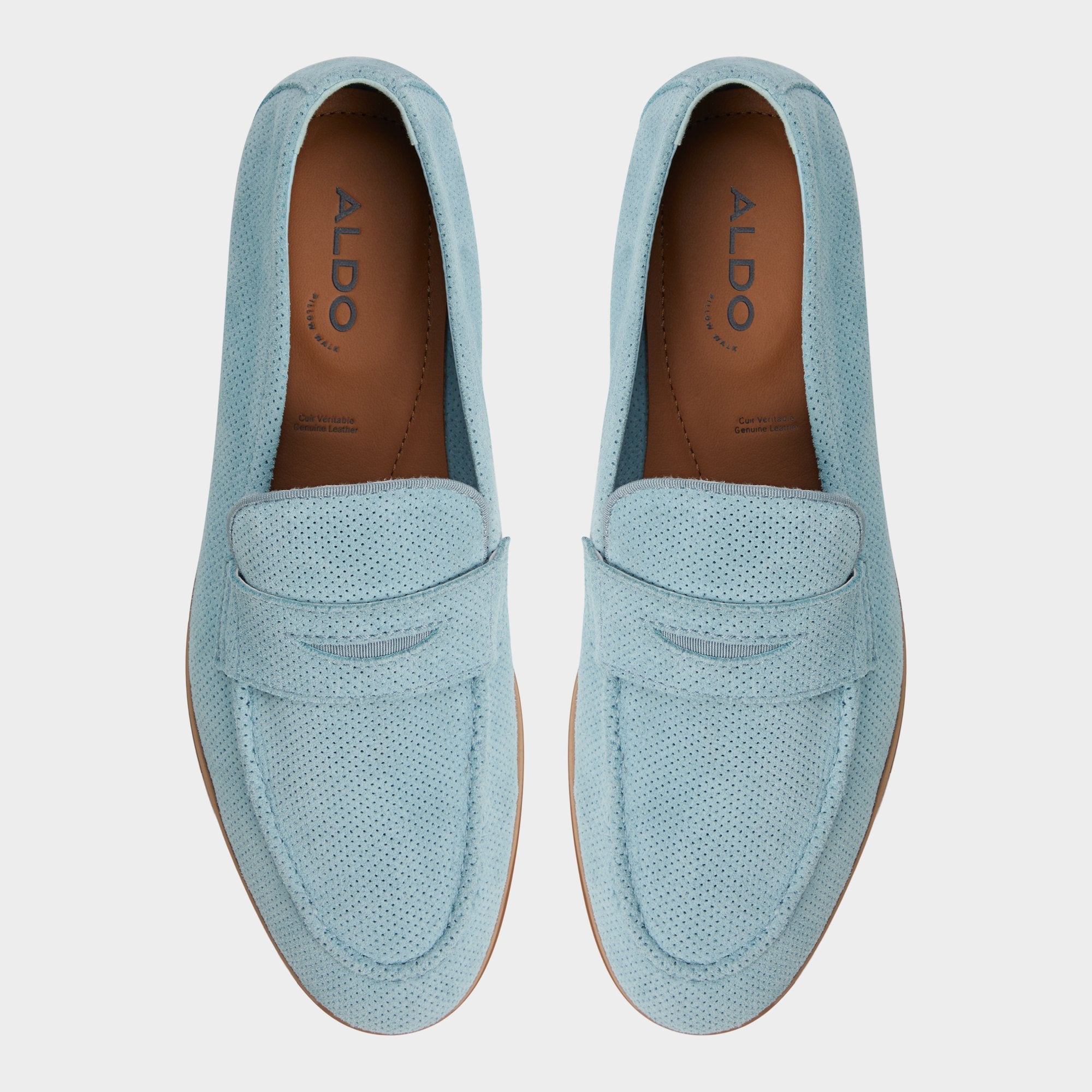 Journey Light Blue Men's Dress Shoes - Loafer | Aldo outlet