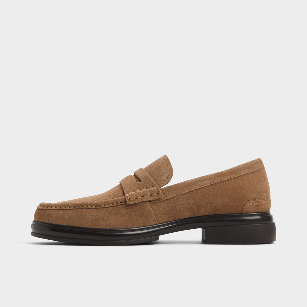 Tucker Other Brown Leather Suede Men's Dress Shoes - Loafer | Aldo on sale