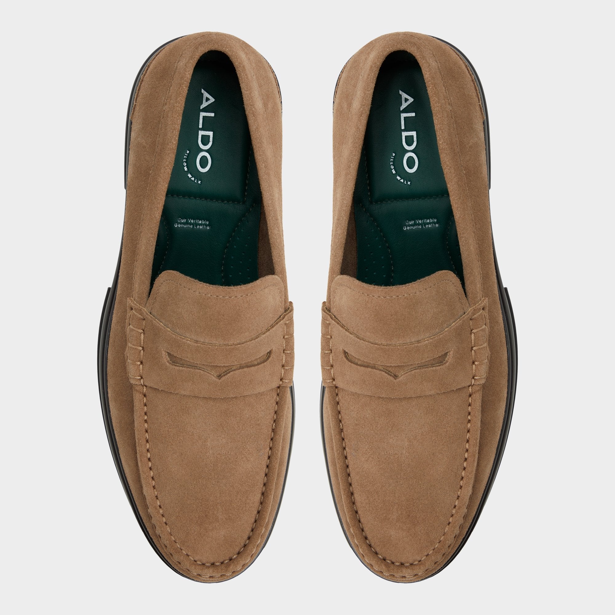 Tucker Other Brown Leather Suede Men's Dress Shoes - Loafer | Aldo on sale