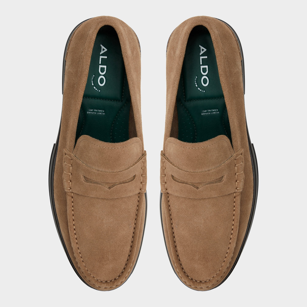 Tucker Other Brown Leather Suede Men's Dress Shoes - Loafer | Aldo on sale