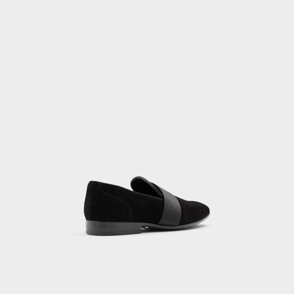 Asaria Open Black Leather Suede Men's Loafers & Slip-Ons - Loafer | Aldo on sale