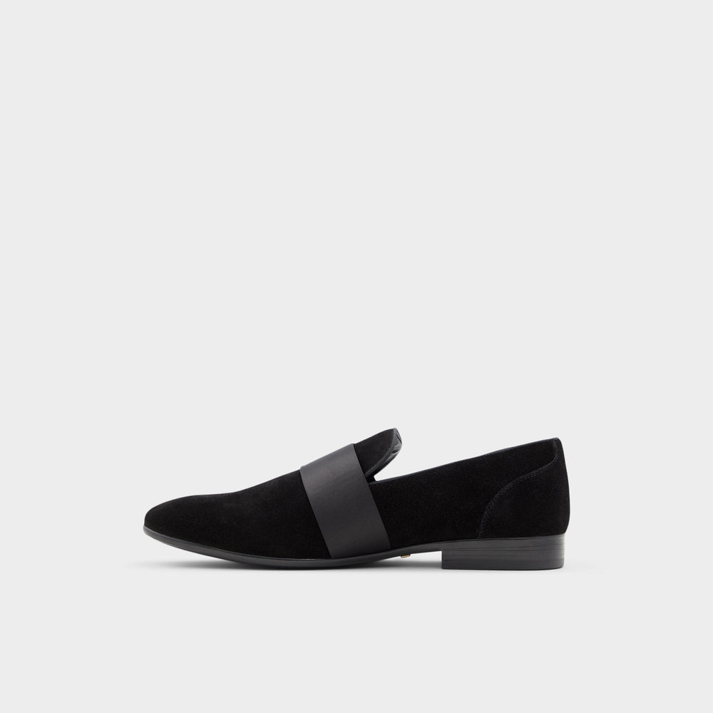 Asaria Open Black Leather Suede Men's Loafers & Slip-Ons - Loafer | Aldo on sale