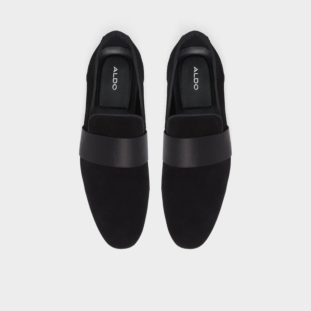 Asaria Open Black Leather Suede Men's Loafers & Slip-Ons - Loafer | Aldo on sale