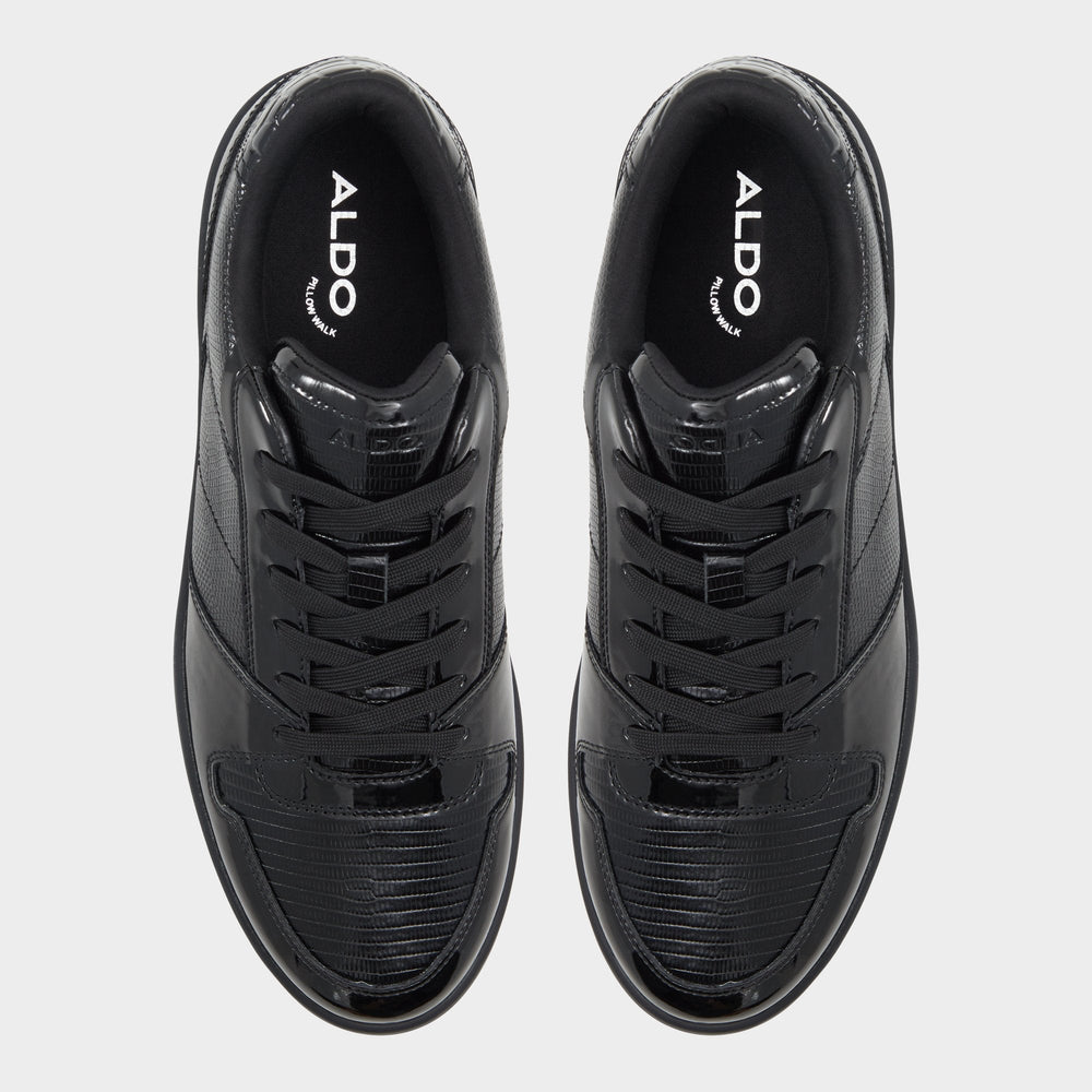 Zethan Black Synthetic Patent Men's Low top - Low top sneaker, Cup sole | Aldo discount