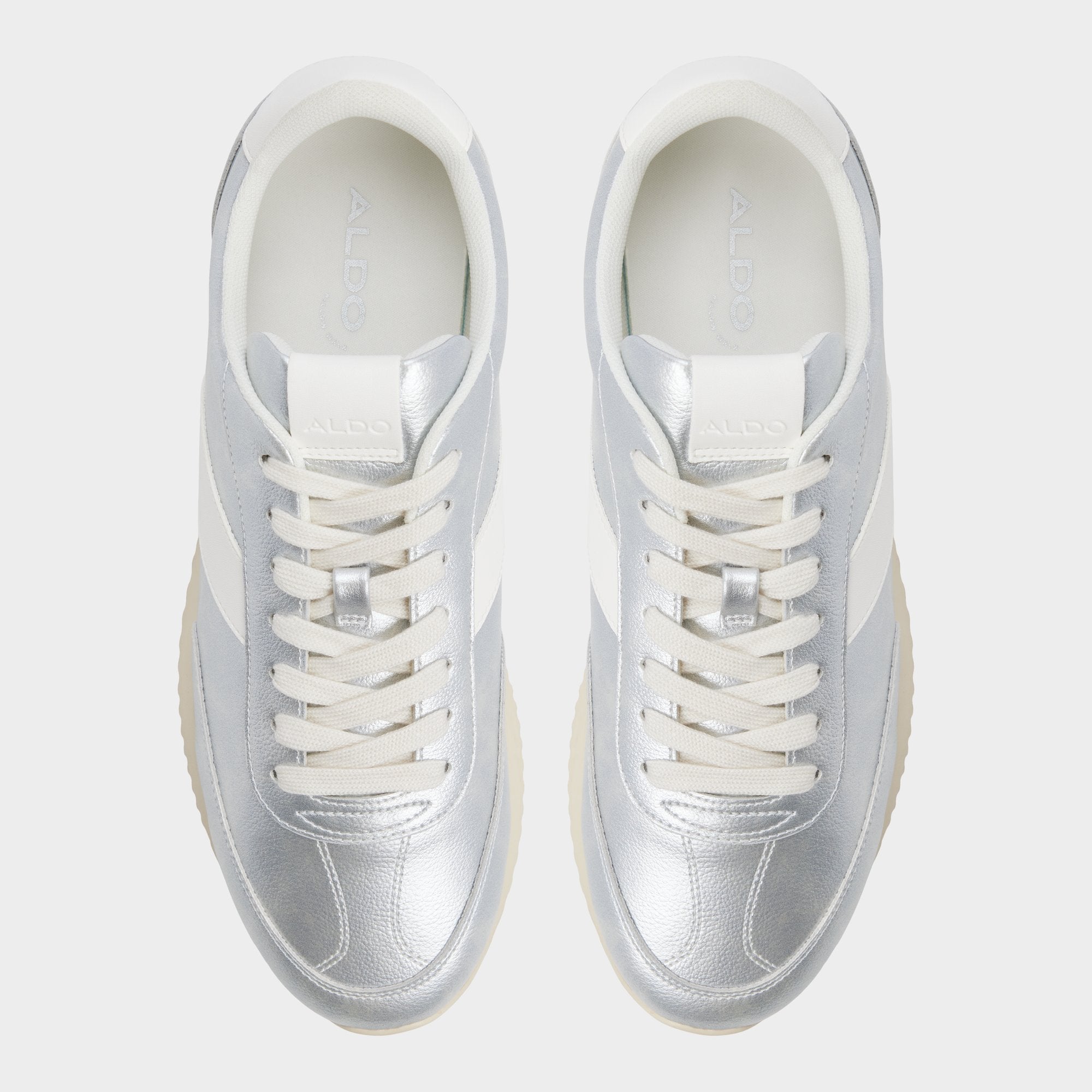 Nathaniell in Silver - Low top sneaker, Cup sole | Aldo online