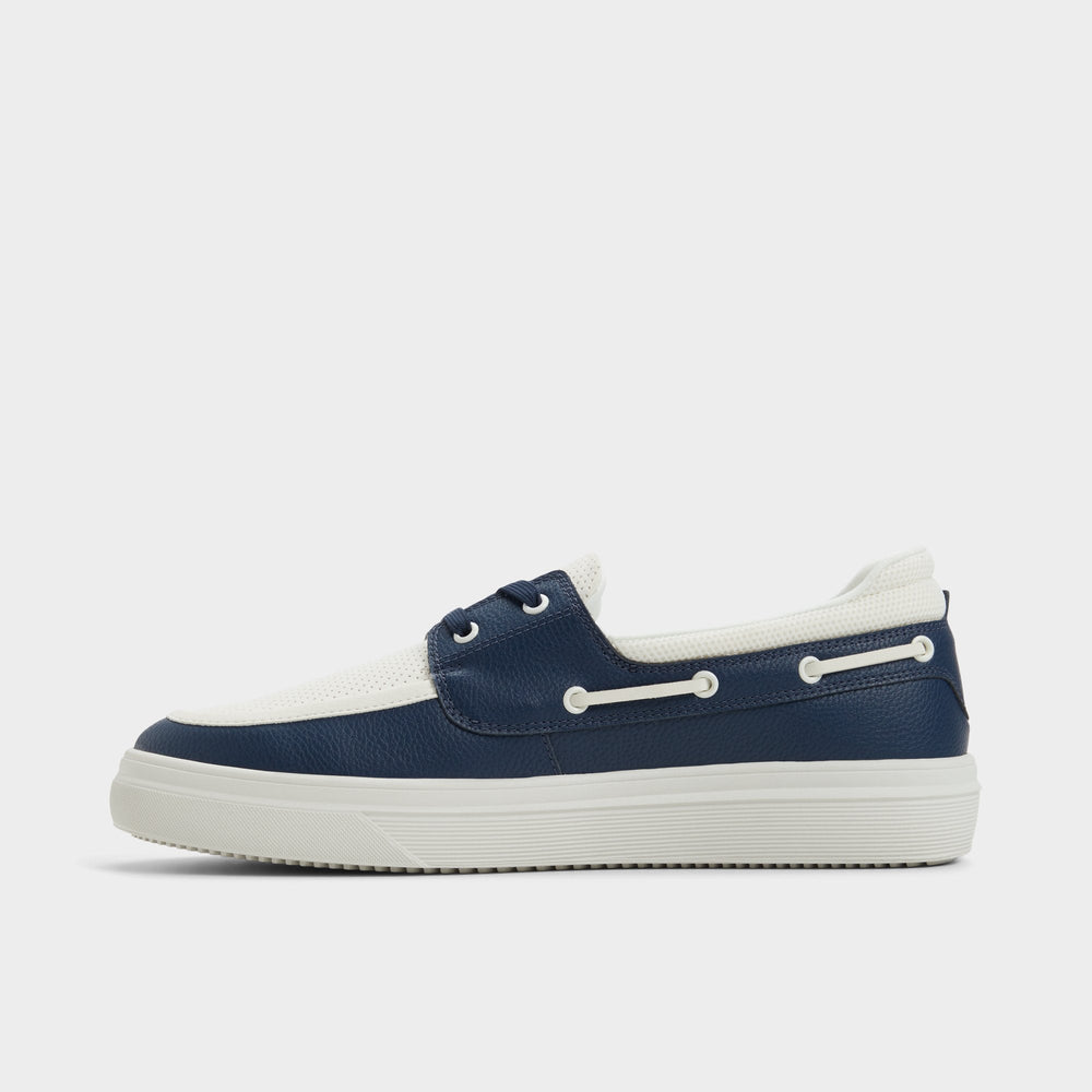 Wildwave White/Navy Men's Casual Shoes - Boat shoe | Aldo outlet