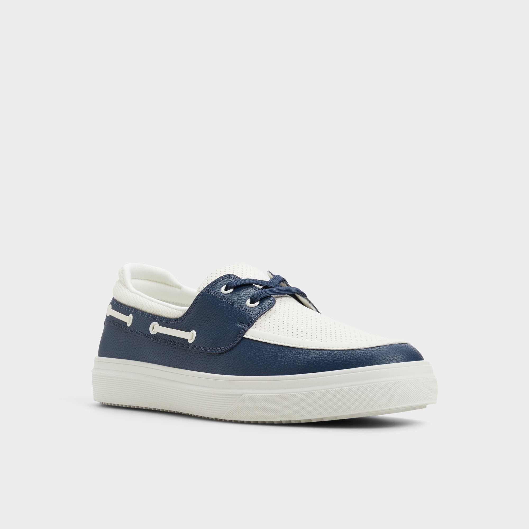 Wildwave White/Navy Men's Casual Shoes - Boat shoe | Aldo outlet