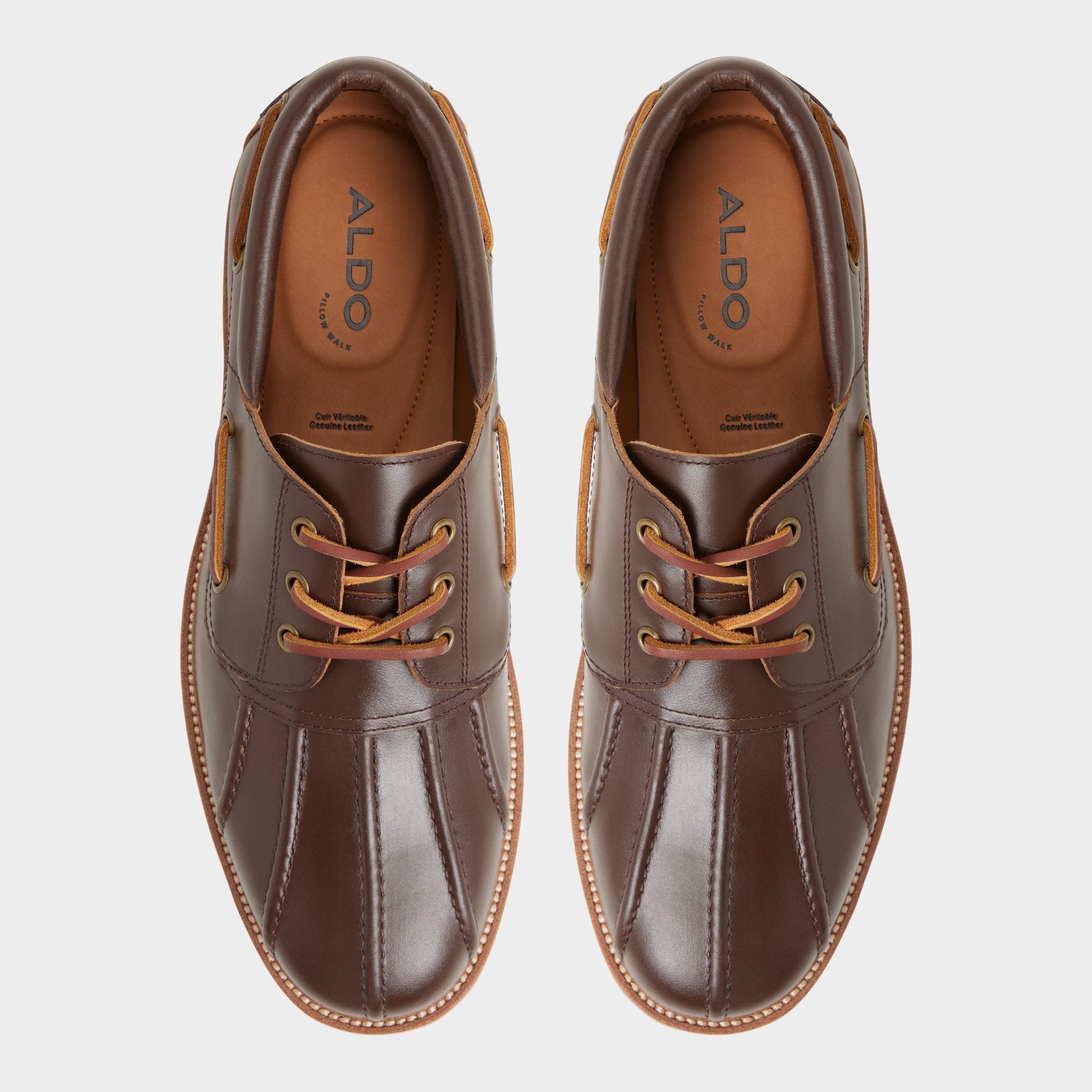 Finn in Medium Brown - Boat shoe, Lug sole | Aldo online