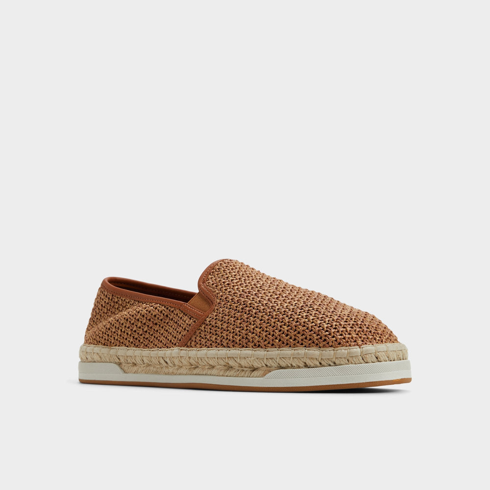 Johnney Cognac Textile Raffia Men's Espadrilles - Espadrille | Aldo outlet