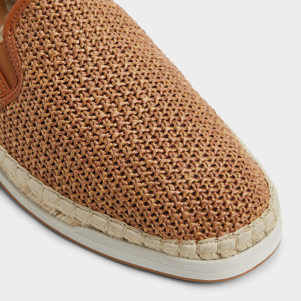 Johnney Cognac Textile Raffia Men's Espadrilles - Espadrille | Aldo outlet