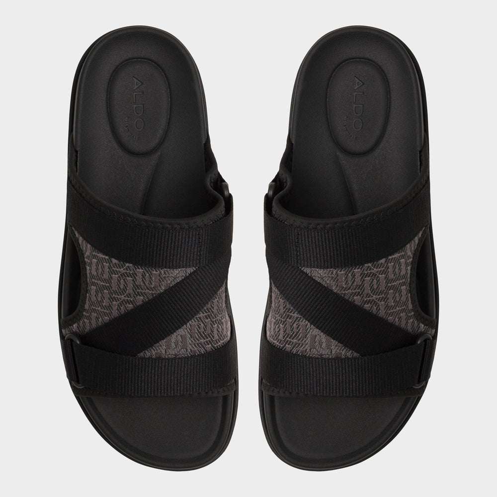 Deniels Open Black Men's Slides - Slide sandal | Aldo on sale